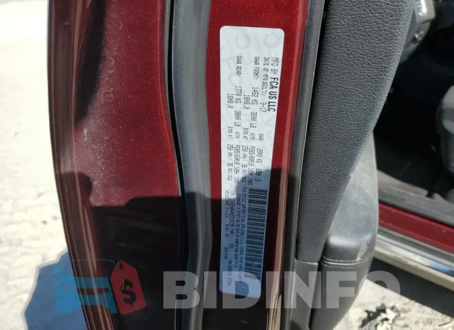 1C4RDHAG4HC814135 Photo# 13