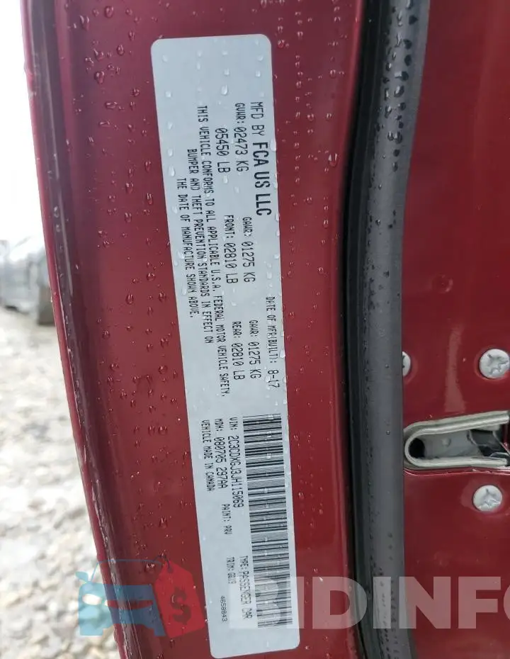 2C3CDXGJ3JH115069 Photo# 12