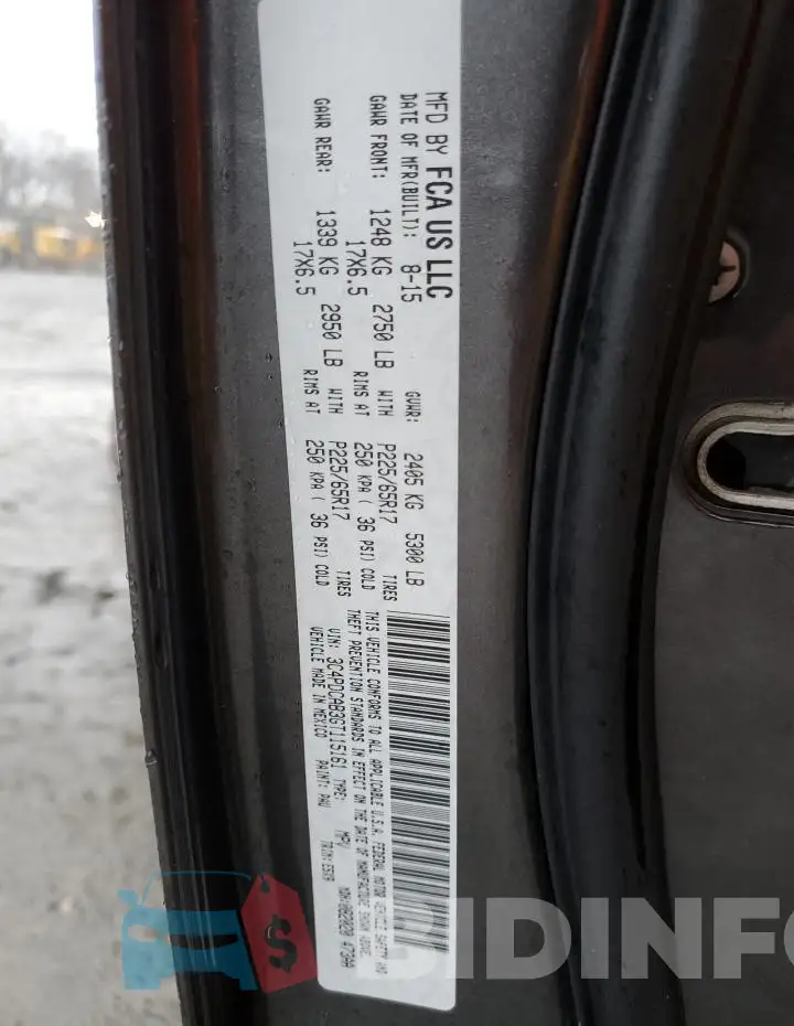 3C4PDCAB3GT115161 Photo# 14