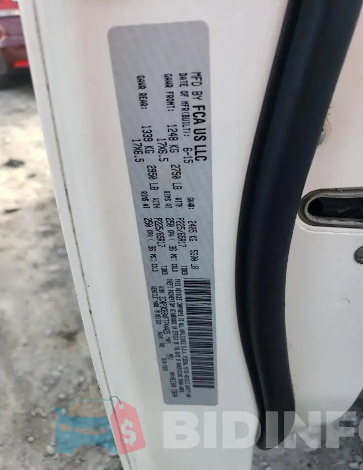 3C4PDCBB4FT744425 Photo# 14