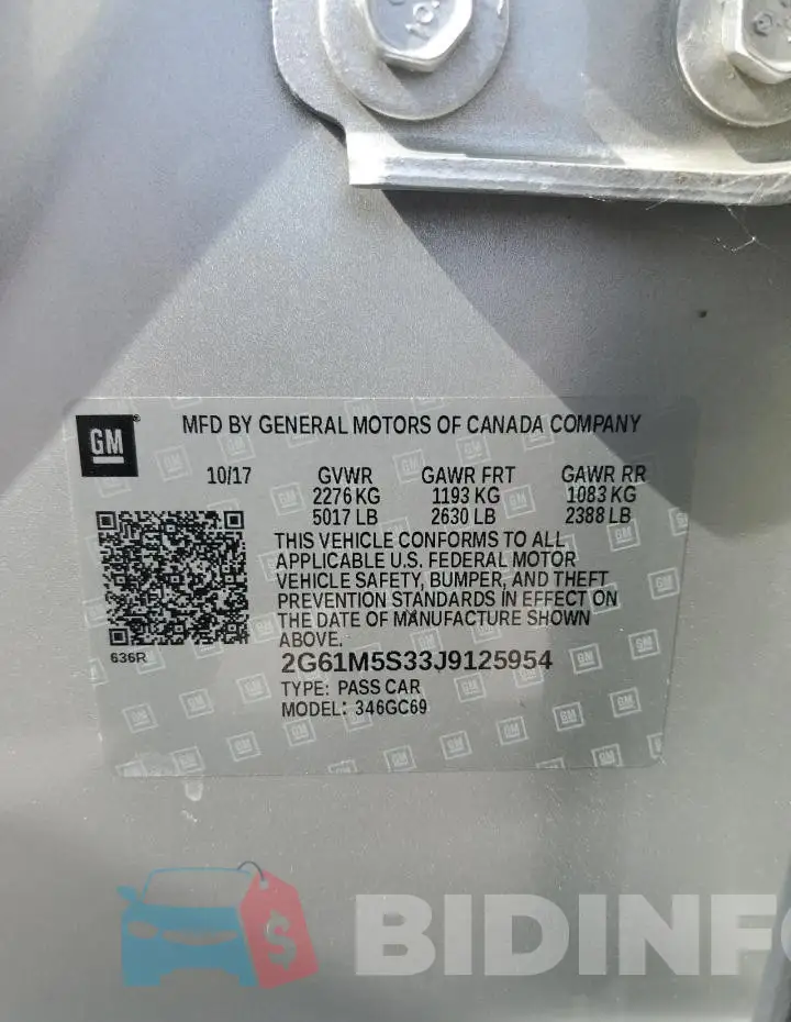2G61M5S33J9125954 Photo# 12