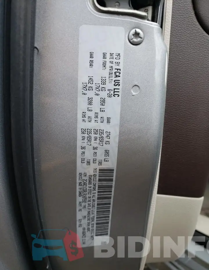 2C4RC1CG8LR187592 Photo# 13
