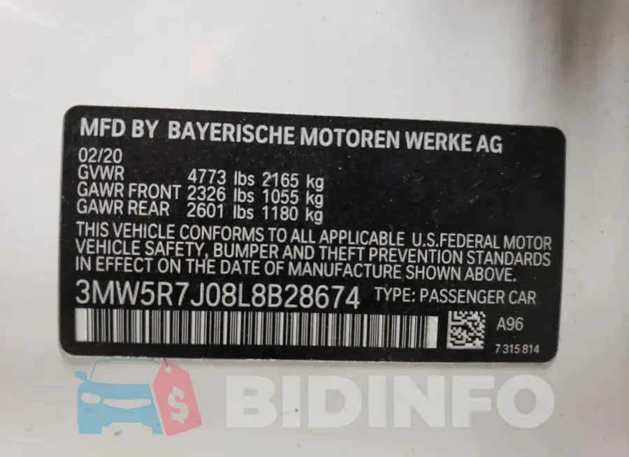 3MW5R7J08L8B28674 Photo# 13