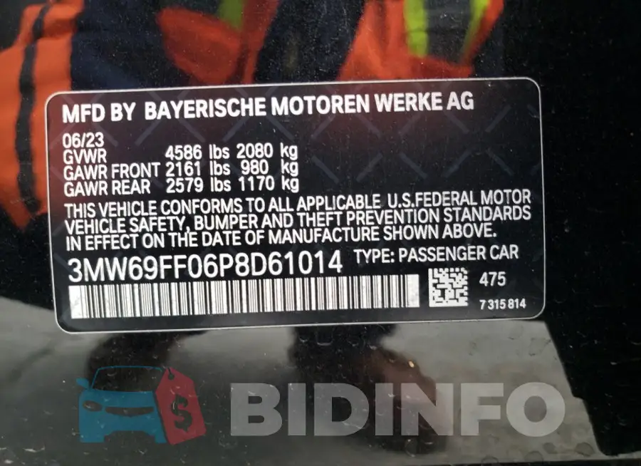 3MW69FF06P8D61014 Photo# 12