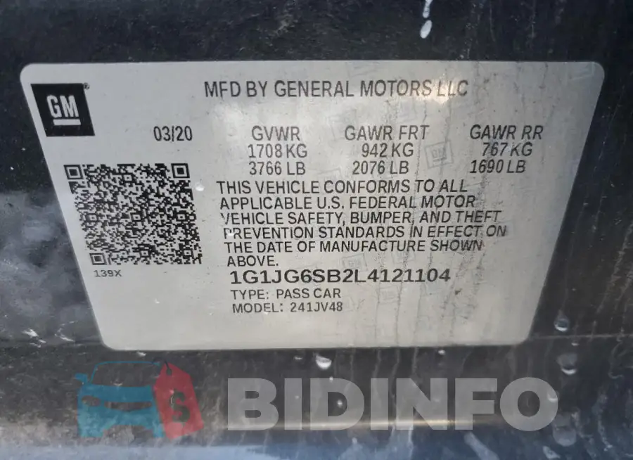 1G1JG6SB2L4121104 Photo# 14
