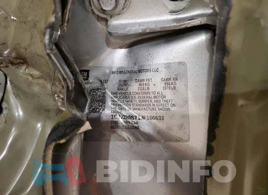 1G1ZD5ST1JF166633 Photo# 12
