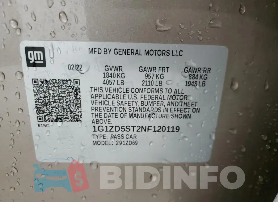 1G1ZD5ST2NF120119 Photo# 13