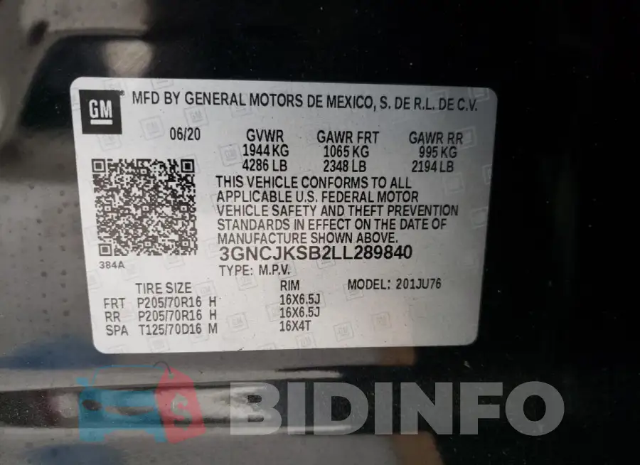 3GNCJKSB2LL289840 Photo# 10