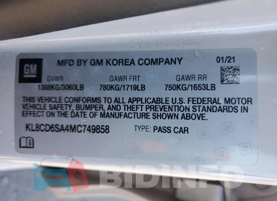 KL8CD6SA4MC749858 Photo# 12