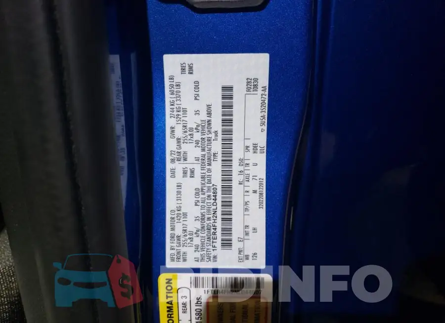 1FTER4FH2NLD44807 Photo# 12
