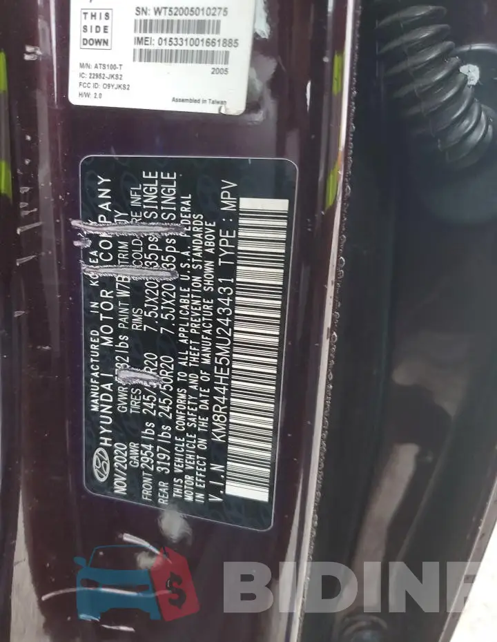 KM8R44HE5MU243431 Photo# 13