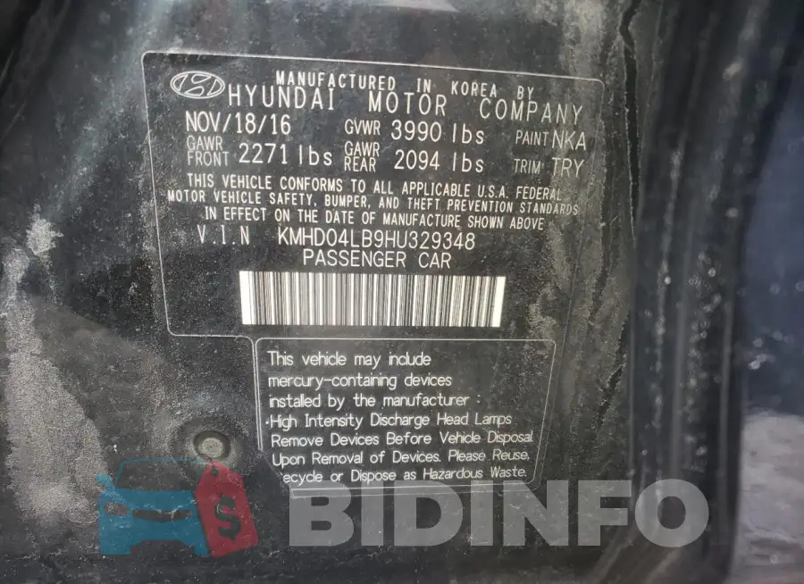 KMHD04LB9HU329348 Photo# 12