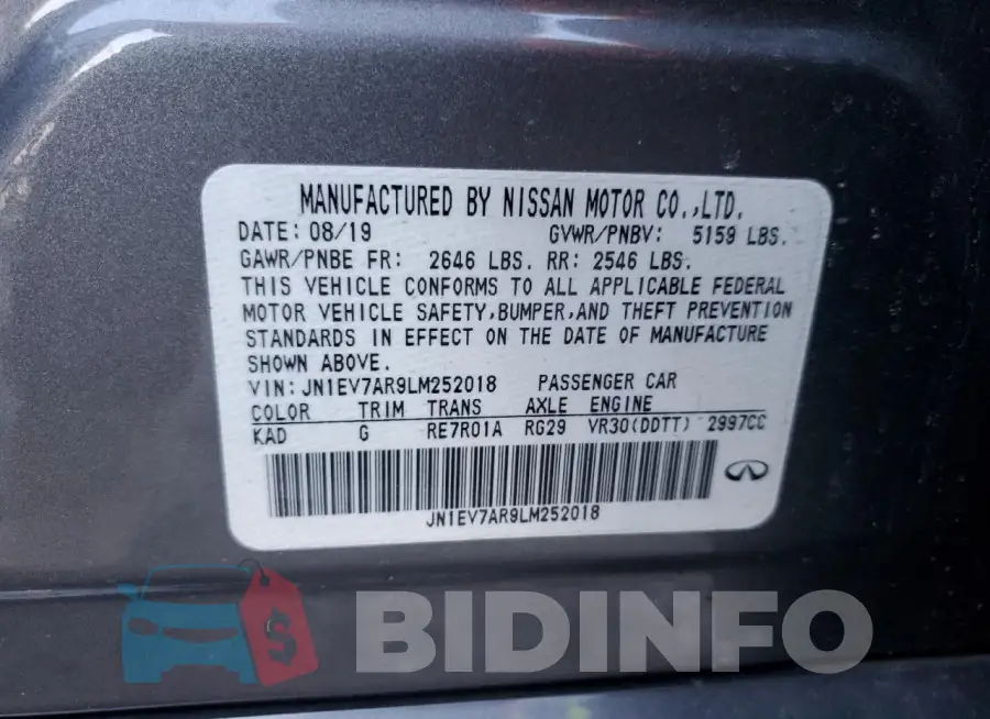 JN1EV7AR9LM252018 Photo# 12