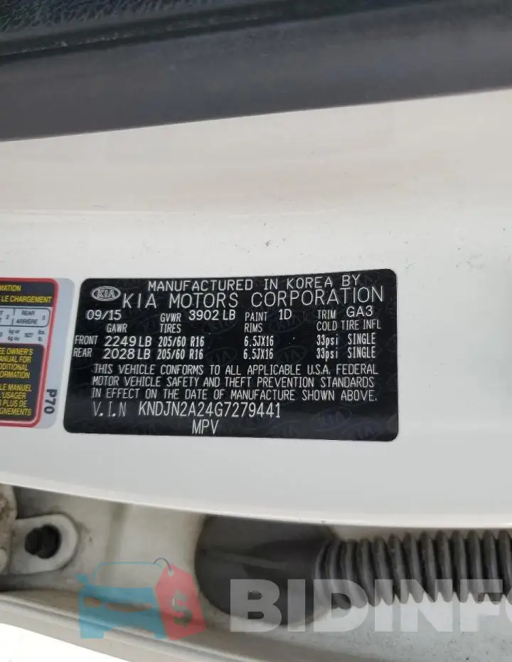 KNDJN2A24G7279441 Photo# 12