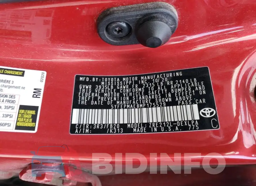 5YFEPMAE8MP175529 Photo# 12
