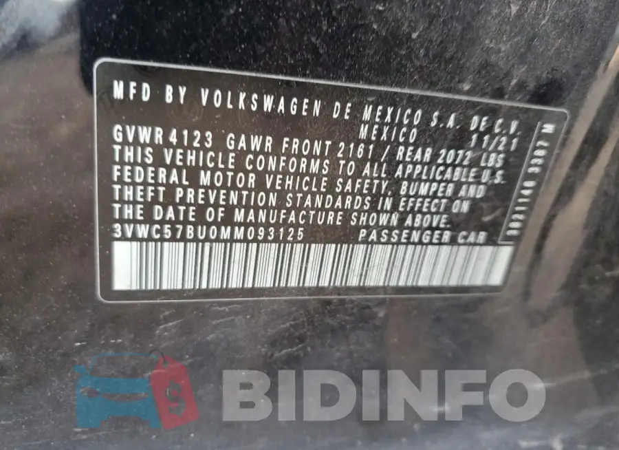 3VWC57BU0MM093125 Photo# 12