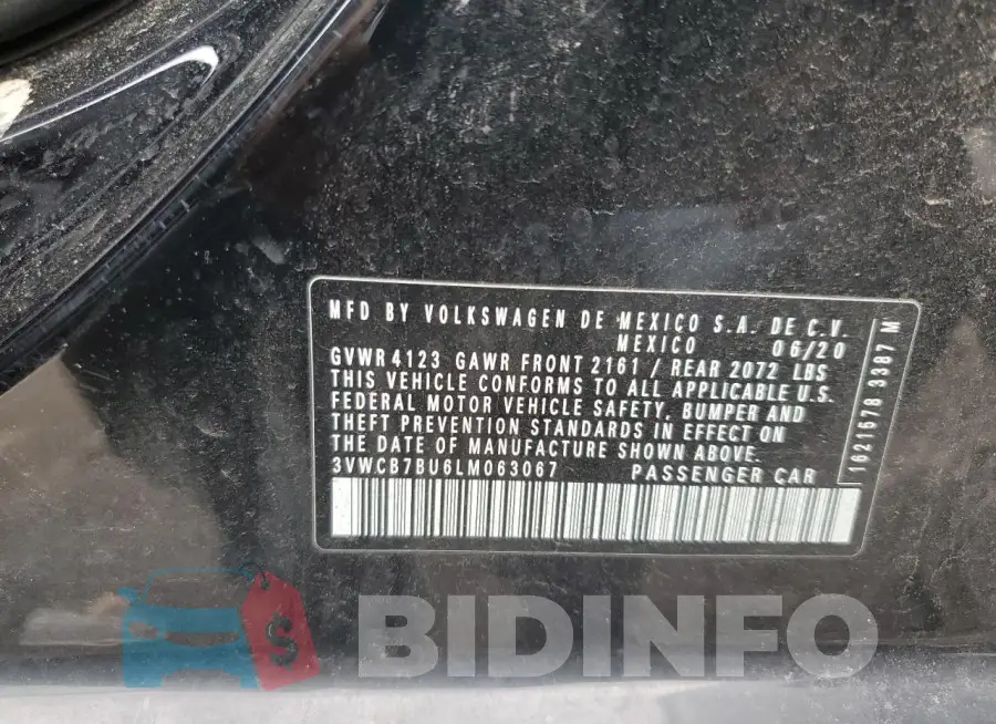 3VWCB7BU6LM063067 Photo# 12