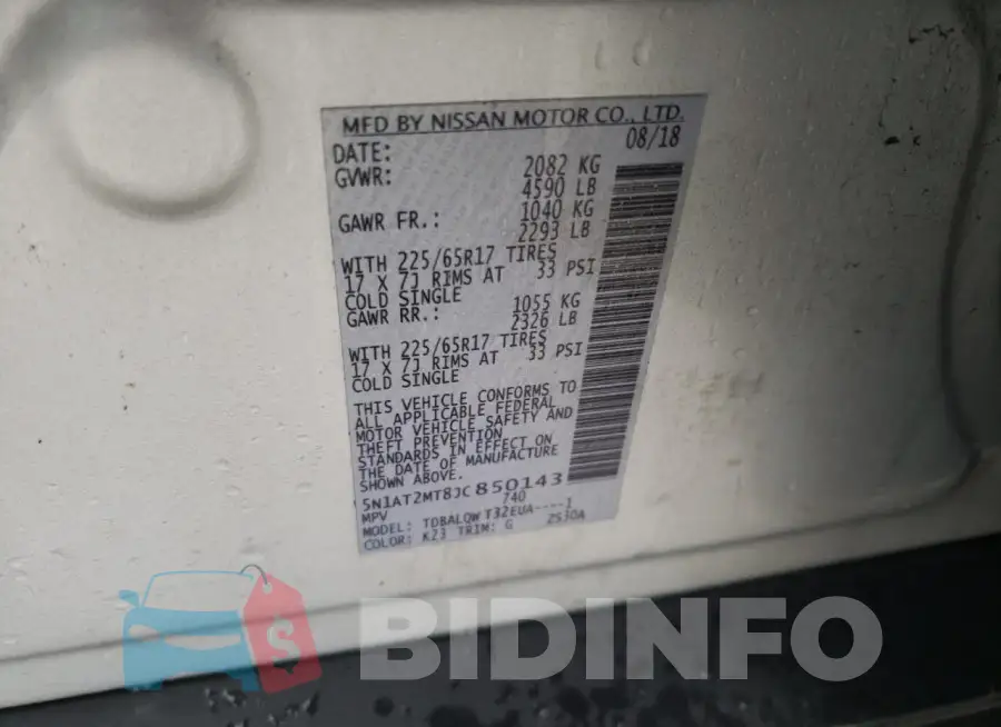 5N1AT2MT8JC850143 Photo# 12