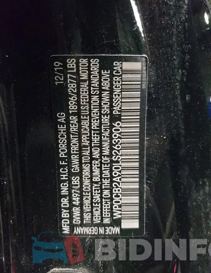 WP0CB2A90LS263906 Photo# 12