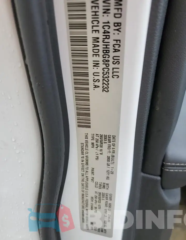 1C4RJHBG8PC532232 Photo# 13