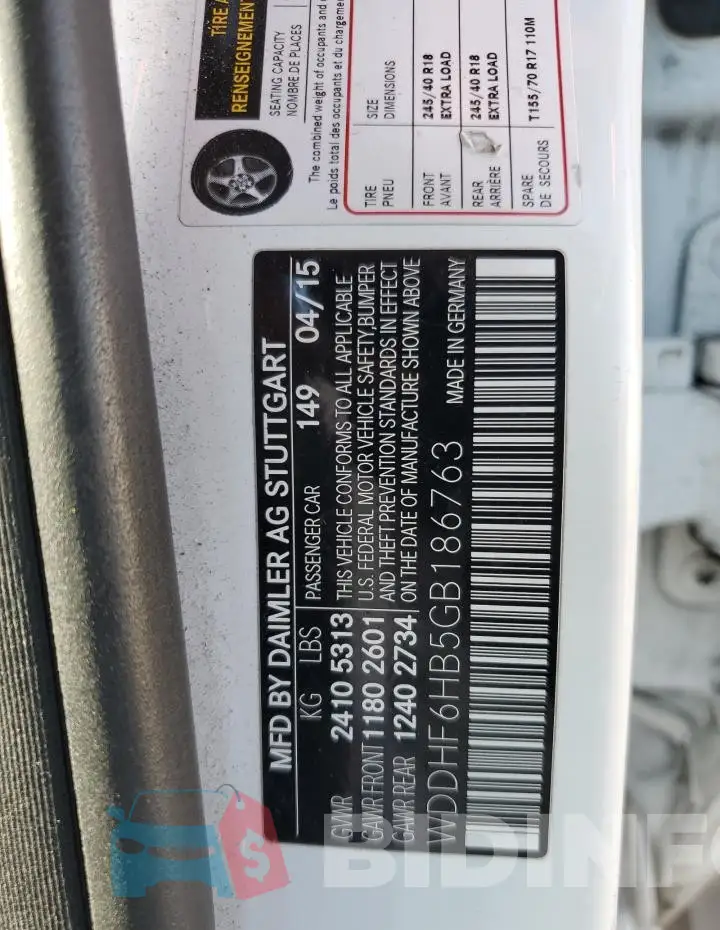 WDDHF6HB5GB186763 Photo# 12