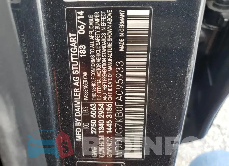 WDDUG7KB0FA095933 Photo# 13