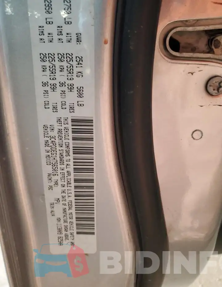 3C4PDDEG1HT565016 Photo# 13