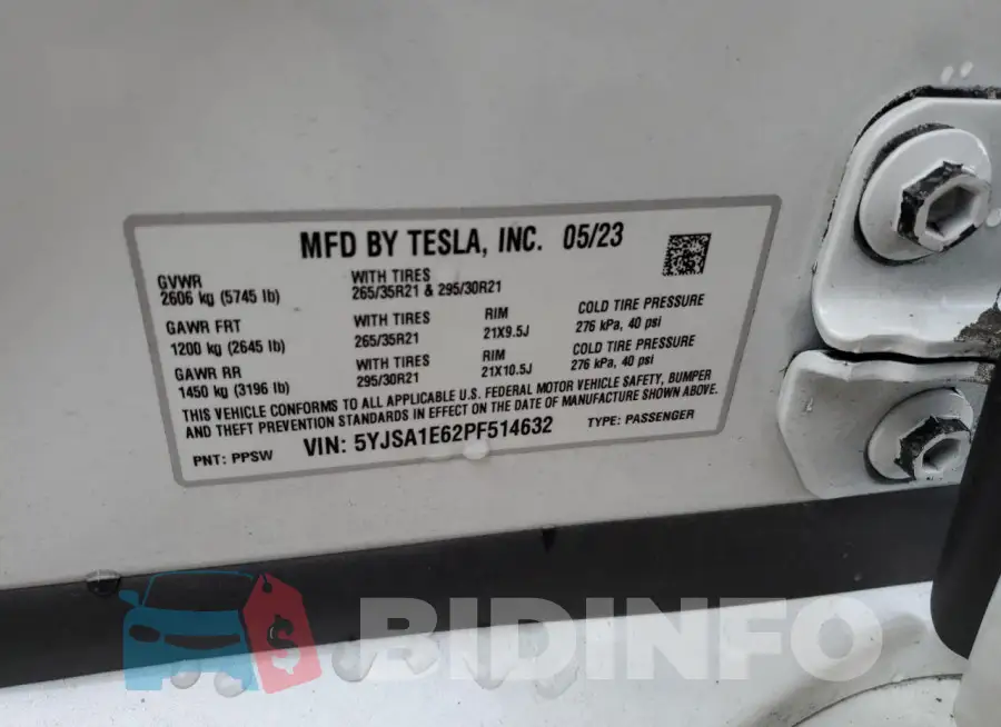 5YJSA1E62PF514632 Photo# 12