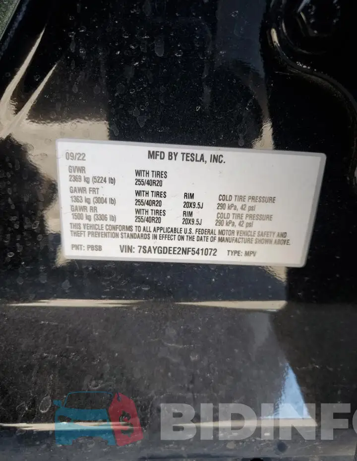 7SAYGDEE2NF541072 Photo# 12