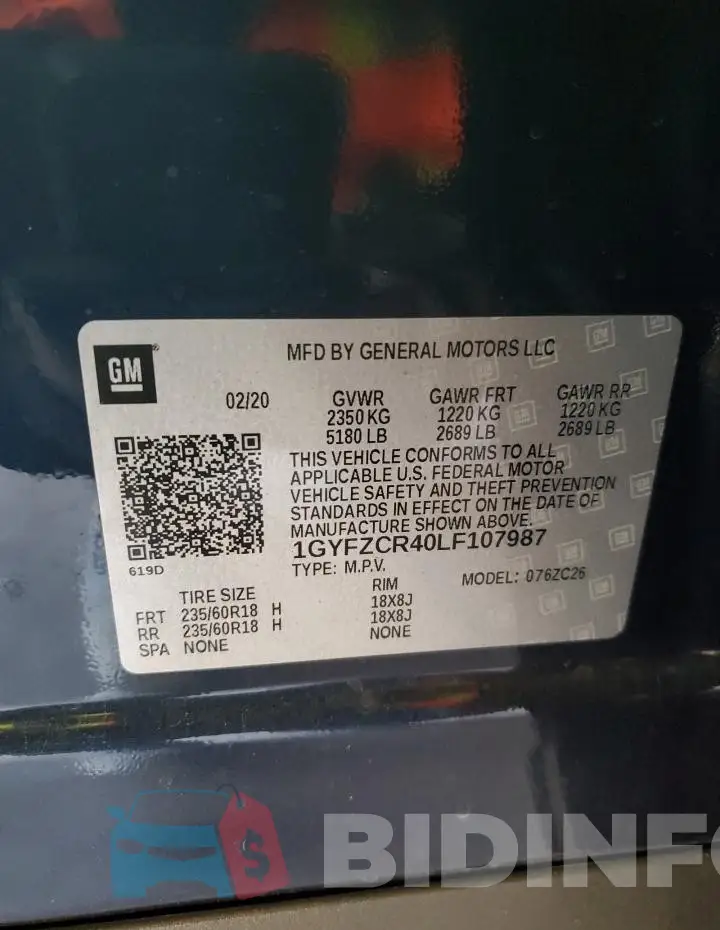 1GYFZCR40LF107987 Photo# 12