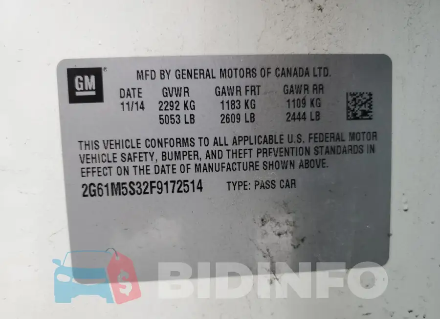 2G61M5S32F9172514 Photo# 12