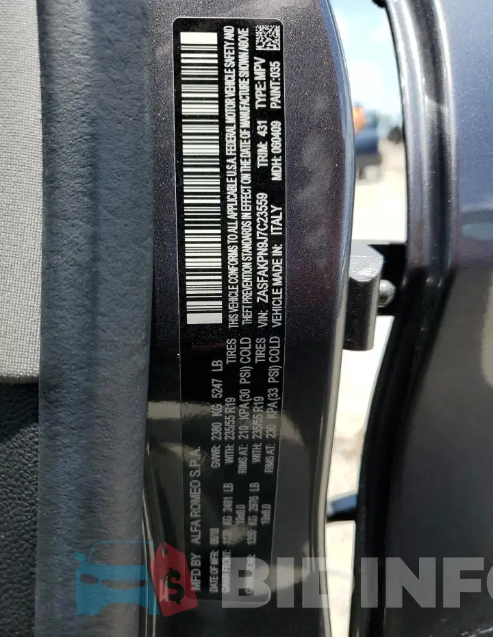 ZASFAKPN9J7C23559 Photo# 14