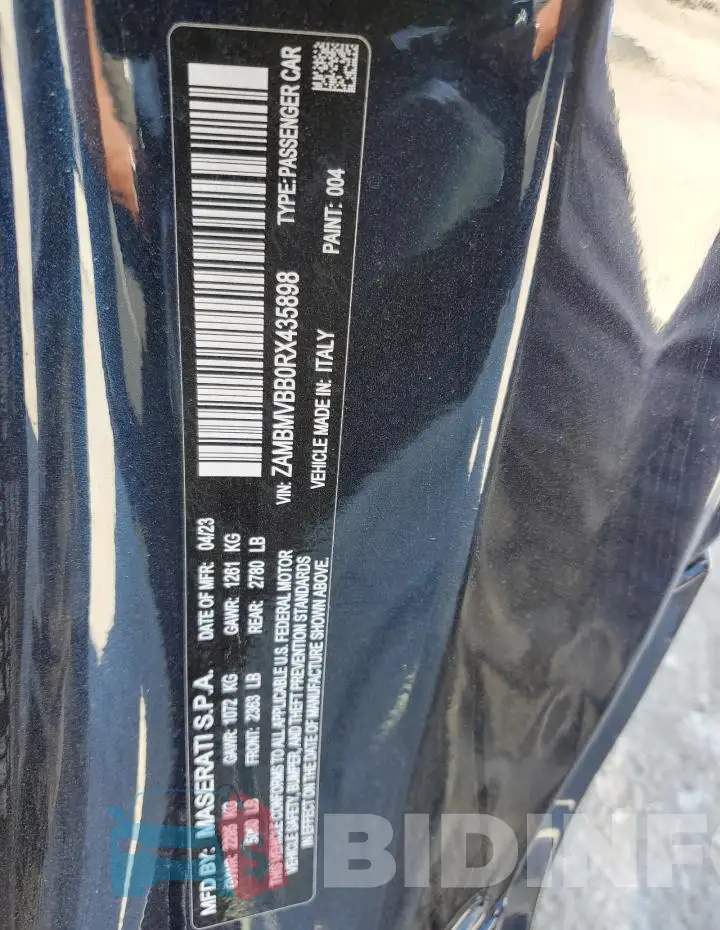 ZAMBMVBB0RX435898 Photo# 12
