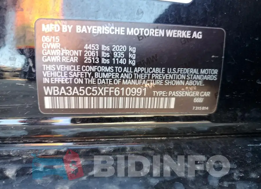 WBA3A5C5XFF610991 Photo# 12