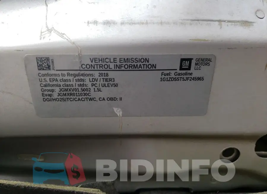 1G1ZD5ST5JF245965 Photo# 12