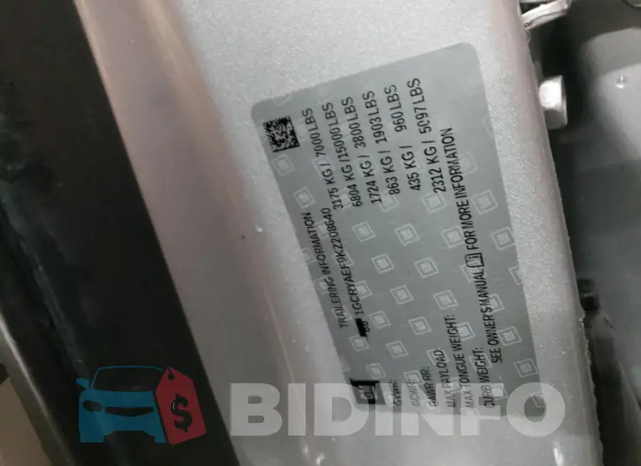 1GCRYAEF9KZ208640 Photo# 12