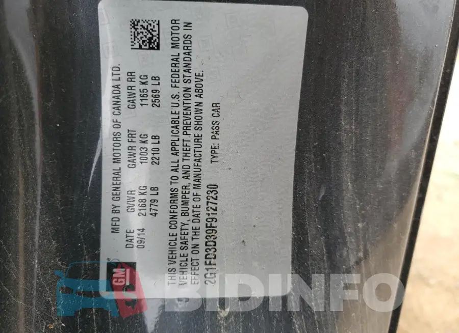 2G1FD3D39F9127230 Photo# 12