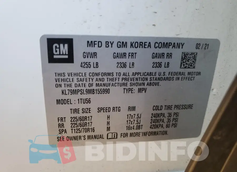 KL79MPSL9MB155990 Photo# 13
