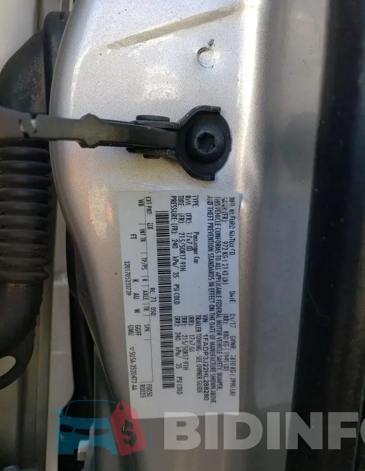 1FADP3J22HL288280 Photo# 12