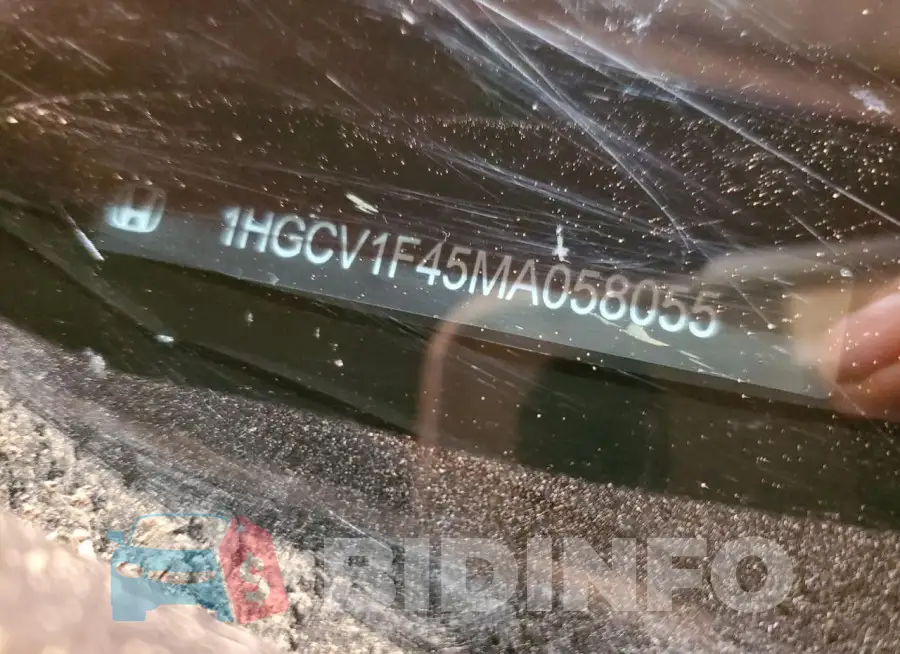 1HGCV1F45MA058055 Photo# 12