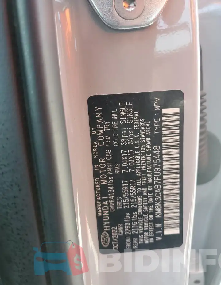 KM8K3CAB7PU975448 Photo# 13