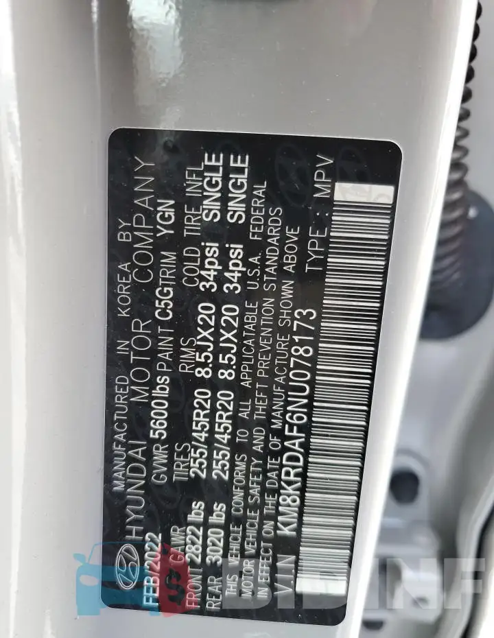 KM8KRDAF6NU078173 Photo# 13