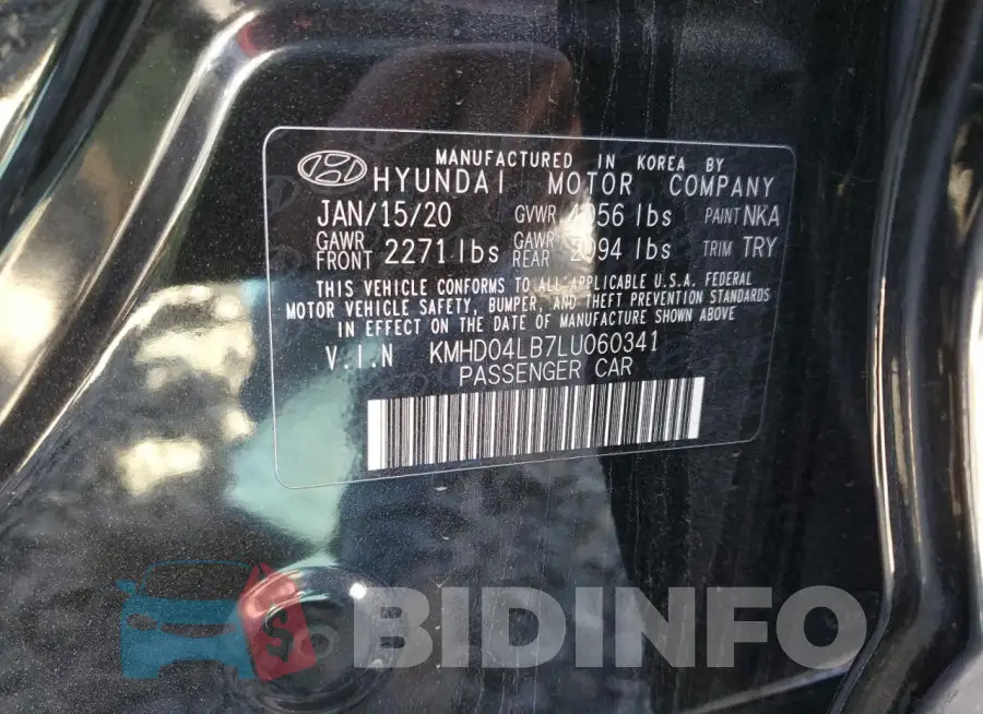 KMHD04LB7LU060341 Photo# 12