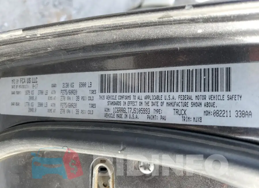 1C6RR6LT7JS105993 Photo# 12