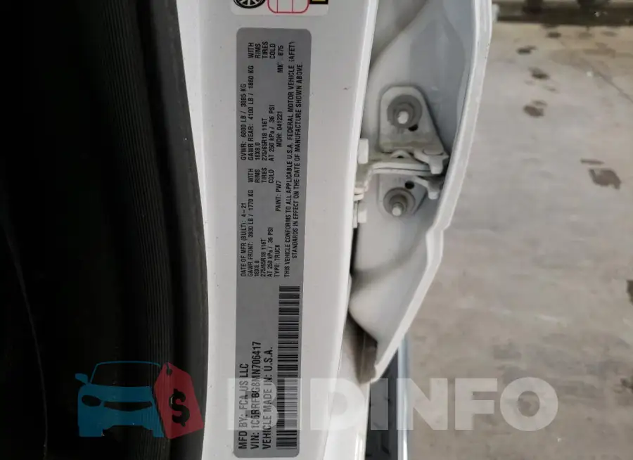 1C6RRFBG8MN706417 Photo# 13