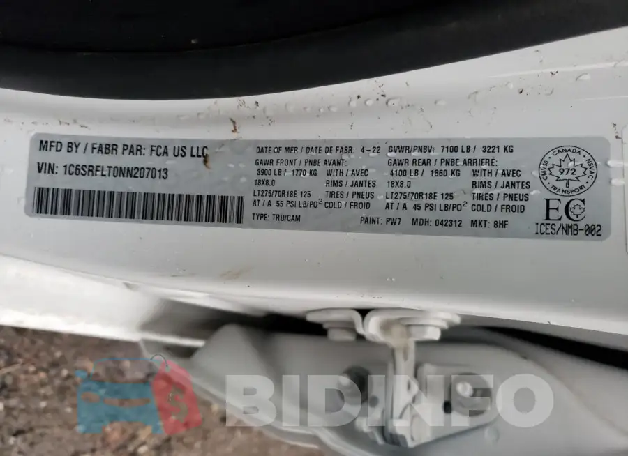 1C6SRFLT0NN207013 Photo# 12