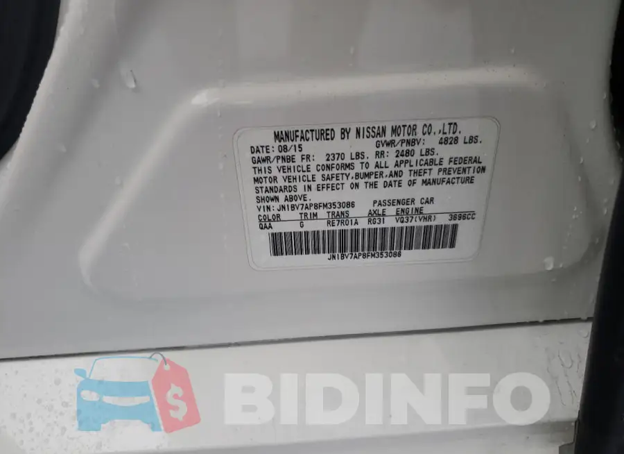 JN1BV7AP8FM353086 Photo# 12