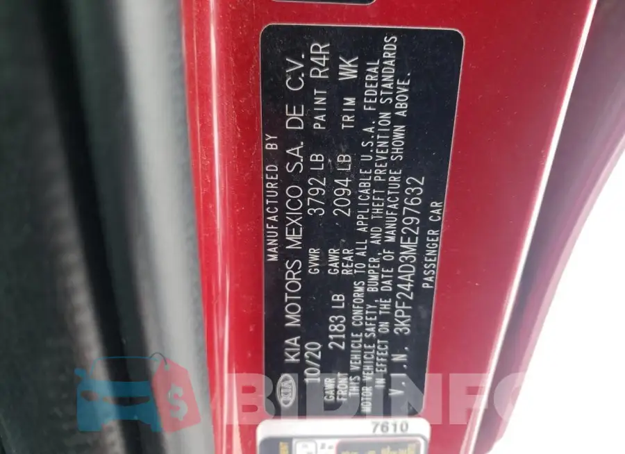 3KPF24AD3ME297632 Photo# 12
