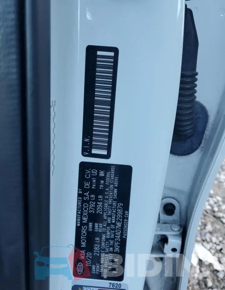 3KPF34AD7ME299879 Photo# 12