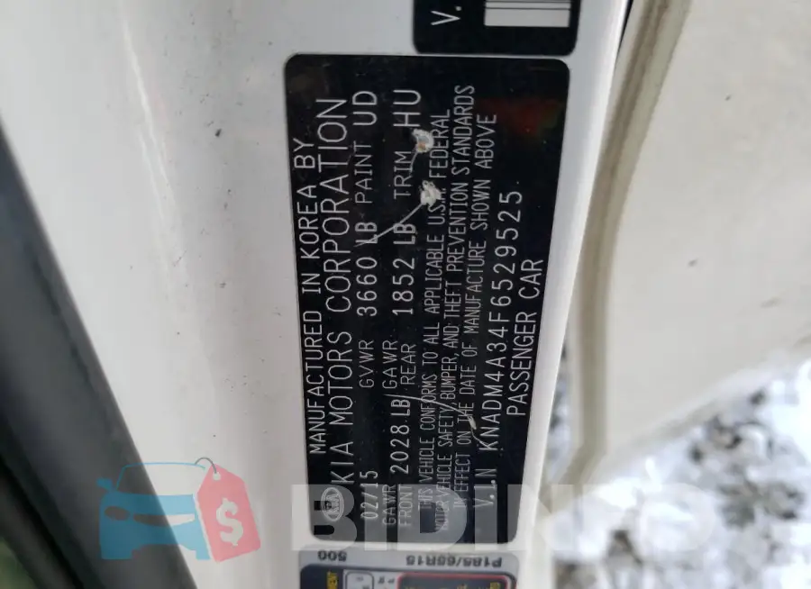 KNADM4A34F6529525 Photo# 12